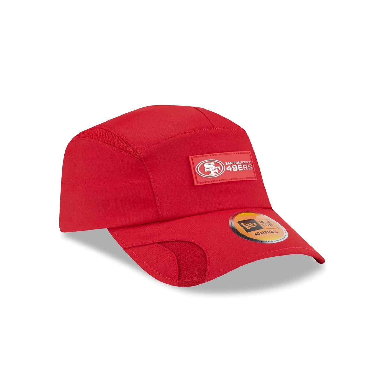 Men's Scarlet San Francisco 49ers 2025 Sideline Runner Adjustable Hat