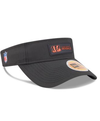 Men's Black Cincinnati Bengals 2025 Sideline Visor Hat
