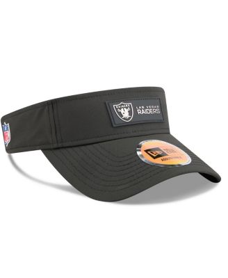 Men's Black Las Vegas Raiders 2025 Sideline Visor Hat