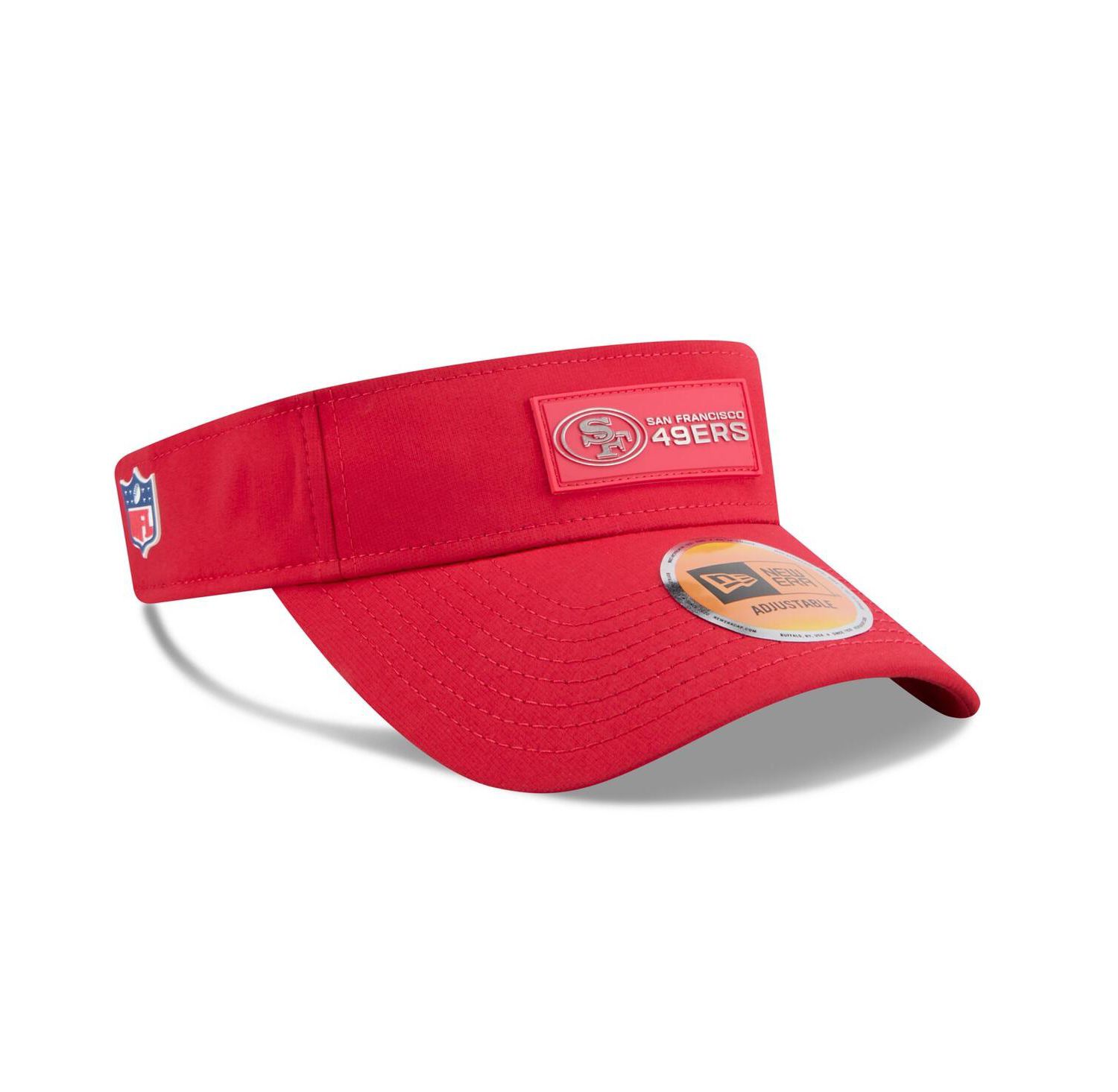 Men's Scarlet San Francisco 49ers 2025 Sideline Visor Hat