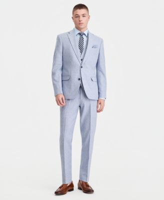 Men's Slim-Fit Linen-Blend Suit Separates, Macy's Exclusive