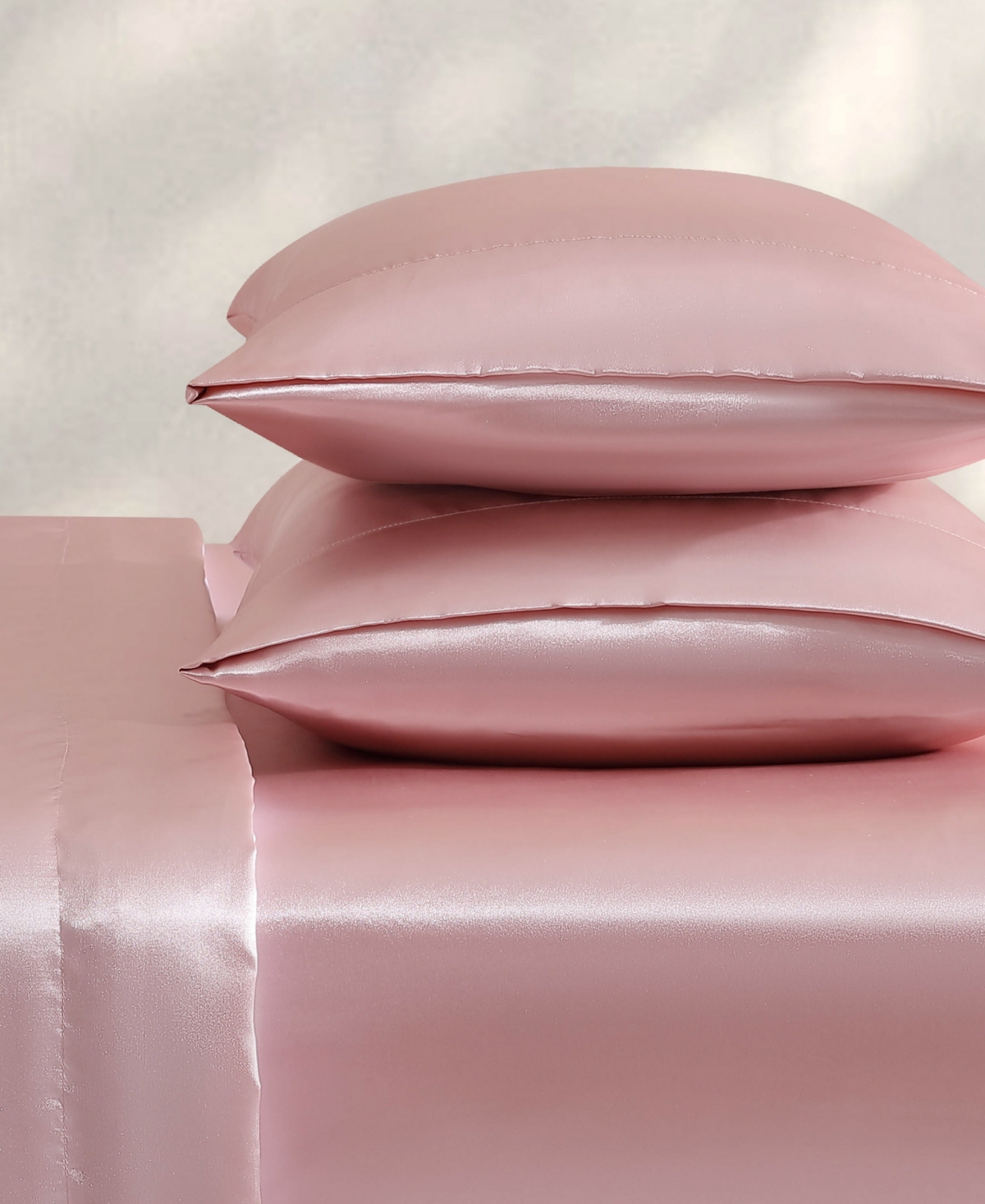 Jessica Simpson Silky Satin 4-pc. Sheet Set, Queen In Pink