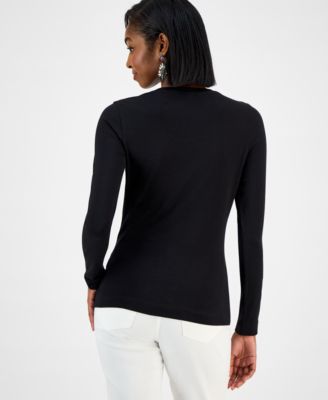 Women's Triangle Logo Long-Sleeve T-Shirt