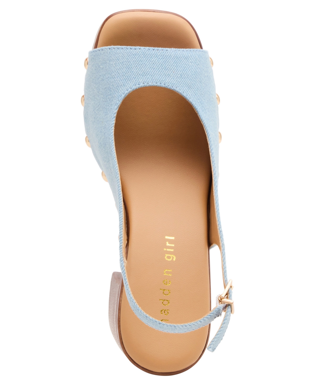 Madden Girl Women's Xanadu Wooden Platform Slingback Pumps In Blue