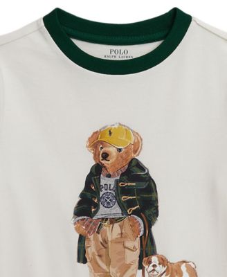 Toddler and Little Boys Polo Bear Ringer T-Shirt