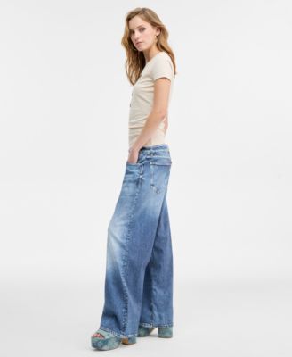 Women's Low-Rise Relaxed Baggy Jeans