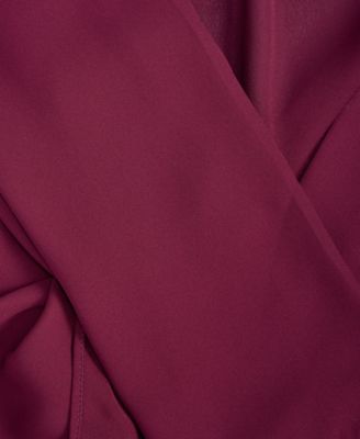 Women's Asymmetric-Tie Surplice Top, Macy's Exclusive