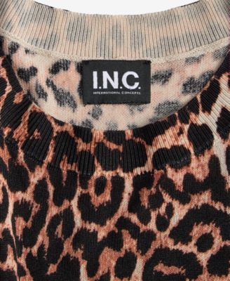 Women's Animal-Print Sweater, Macy's Exclusive