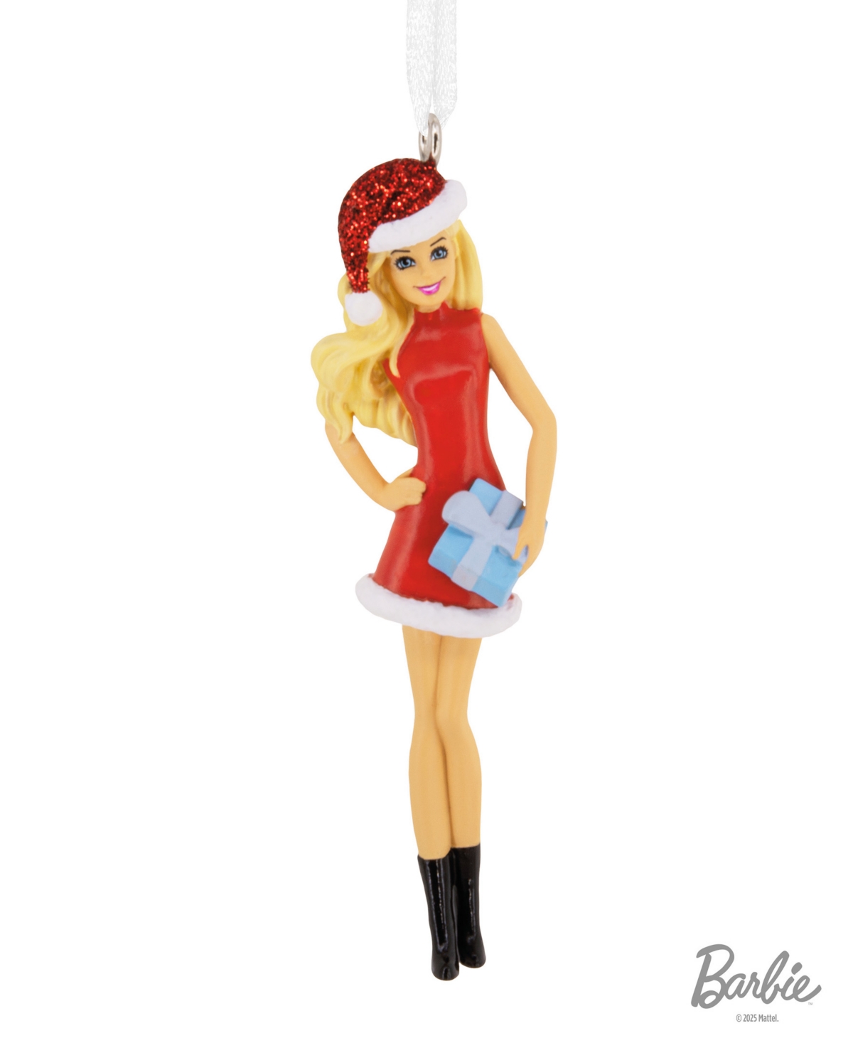 Hallmark Barbie Santa Christmas Tree Ornament In Multi