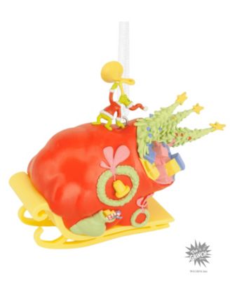 Dr. Seuss's Grinch on Sleigh Christmas Tree Ornament