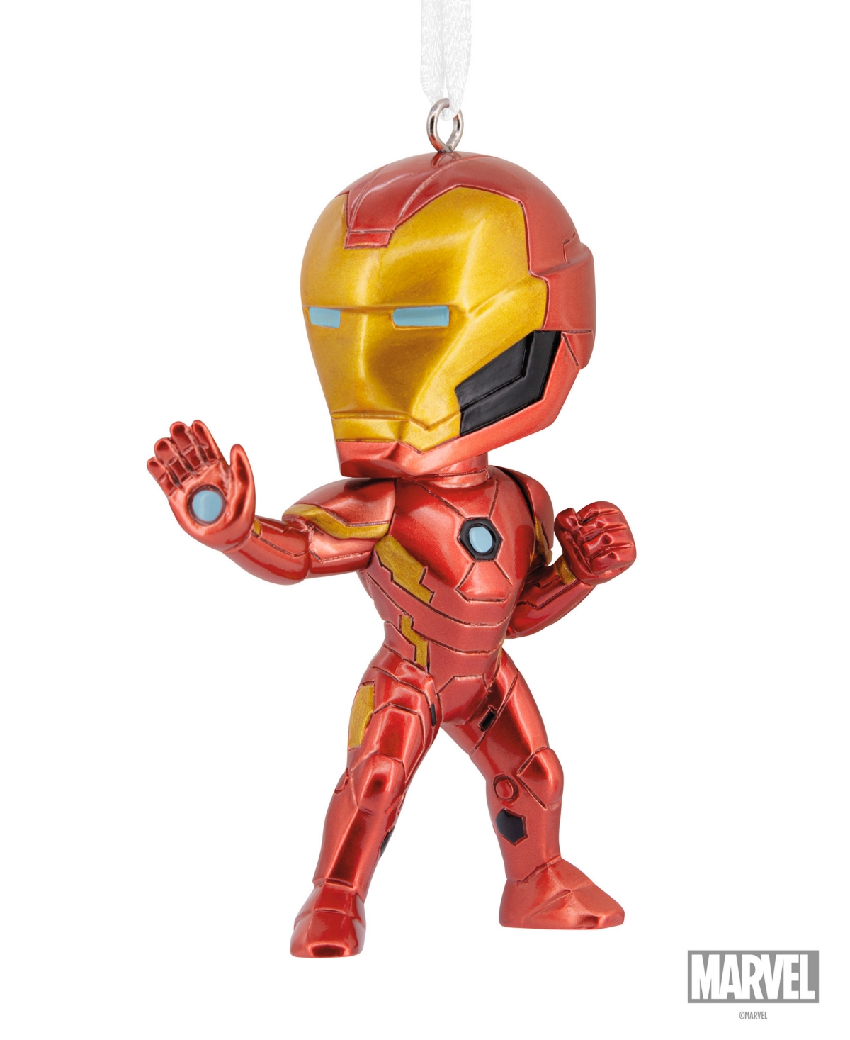 Hallmark Marvel Iron Man Stylized Christmas Tree Ornament In Multi