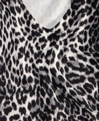 Plus Size Print V-Neck Tunic, Macy's Exclusive 