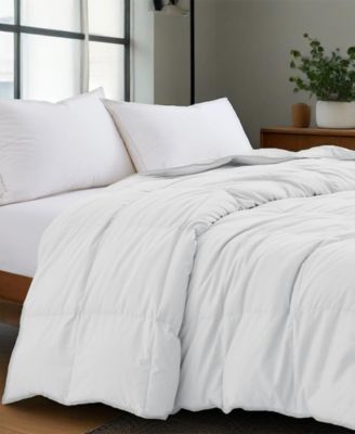 Ultra Soft Lightweight Goose Down Feather Fiber Comforter, California King