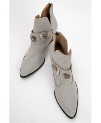 Kenda Buckle Block Heel Boot