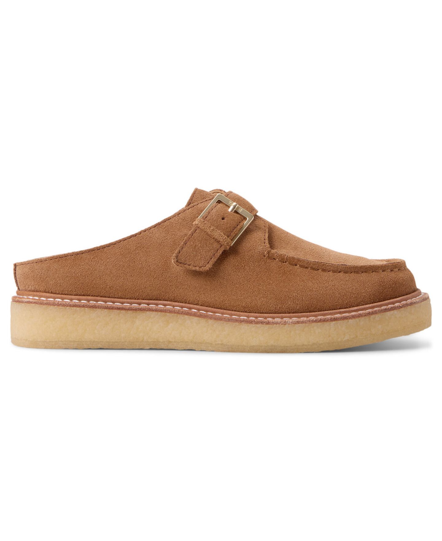 Женские сабо Sperry Captain's Oxford Round Toe Crepe Mules, цвет: Рыжевато-коричневый — фото 2