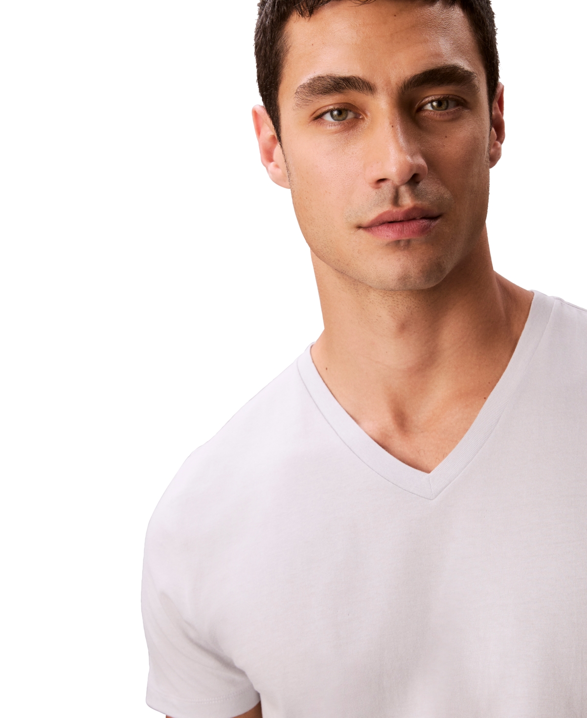 Calvin Klein Men's 3-pack Cotton Classics V-neck T-shirts In Multi