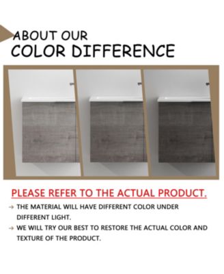 22 Inch Floating Vanity with Sink and Soft-Close Door for Compact Bathrooms