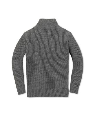 Little and Big Boys' Organic Rib Knit Half Zip Pullover Sweater