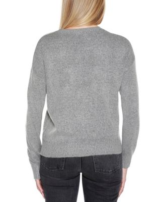 Women's Embroidered Flowers Sweater