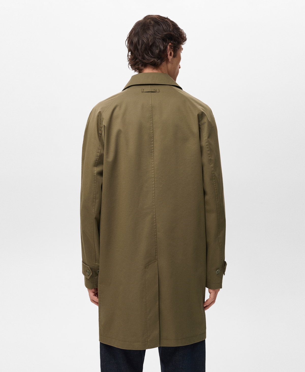 Mango Men's Classic Water-repellent Trench Coat In Brown