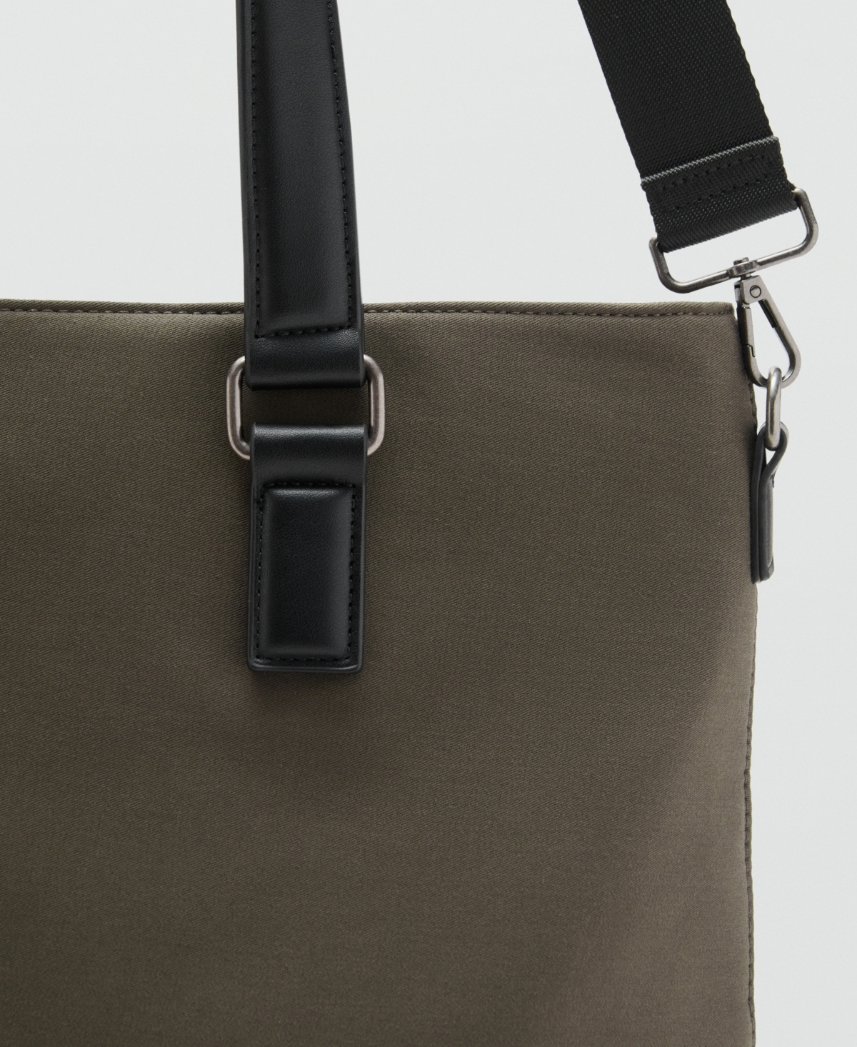Mango Men's Handles Shopper Bag In Brown