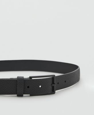Men's Pebbled Leather Belt