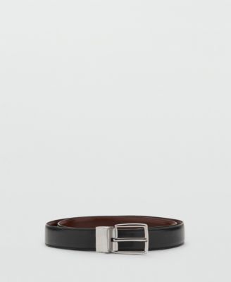 Men's Reversible Suit Leather Belt