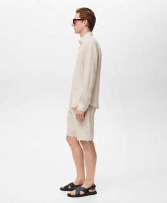 Men's Linen Long Sleeve Shirt