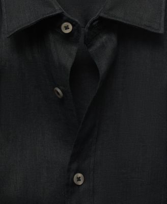 Men's Linen Long Sleeve Shirt