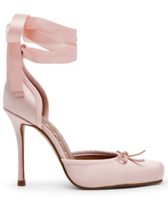 Women's Larina Lace-Up High-Heel Ballet Pumps