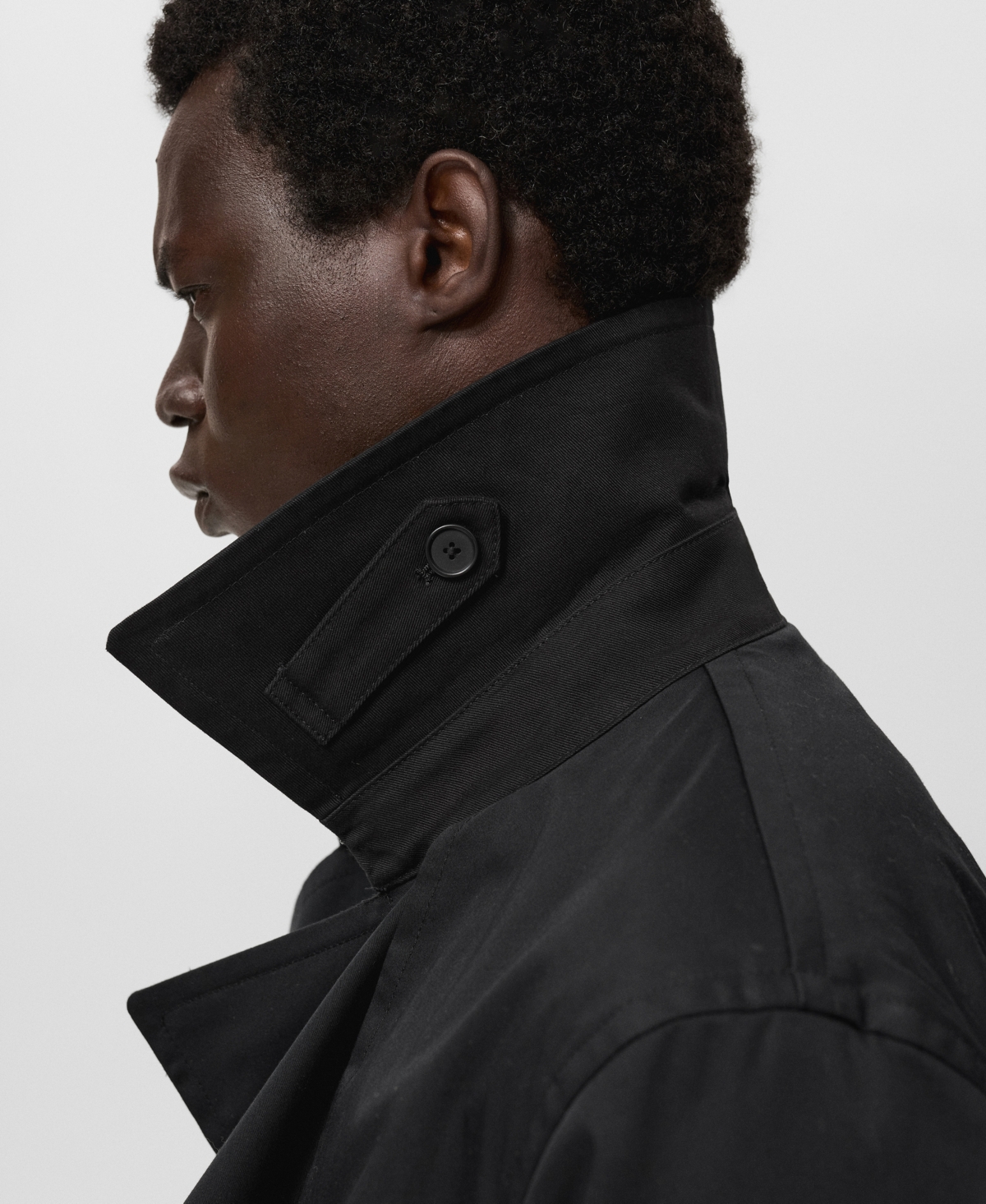 Mango Men's Water-Repellent Belted Trench Coat