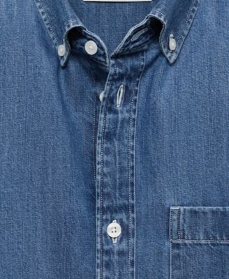 Men's Denim Pocket Overshirt