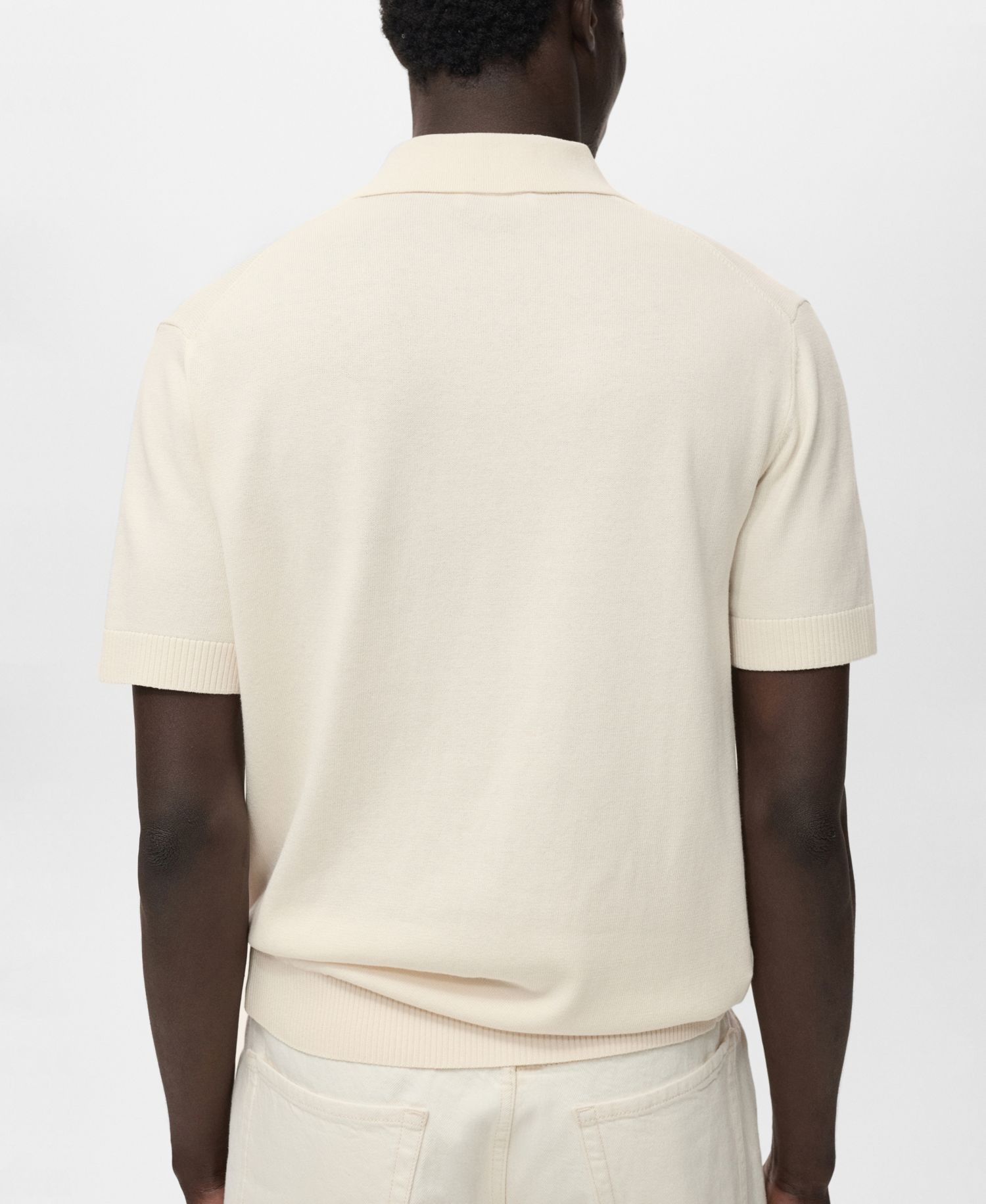 Men's Cotton Knitted Polo Shirt