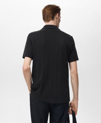 Men's Structured Knitted Shirt