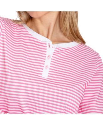 Women's Organic Cotton Jersey Two Piece Long Sleeve Pajama Set