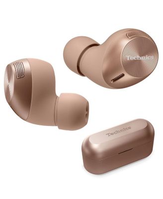 Technics HiFi True Wireless Multipoint Bluetooth Earbuds II, Active Noise Cancelling, 3 Device MultiPoint Connectivity, Impressive Call Quality, LDAC Compatible, EAH-AZ40M2-N (Rose Gold)