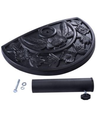 20 inch Outdoor Patio Half Round Umbrella Base