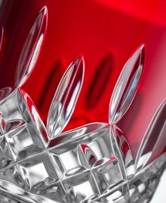 Lismore Red Double Old-Fashioned Glass, Set of 2