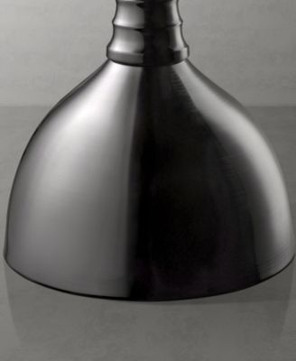 Knoll 16" Metal Round End Table with Pedestal Base