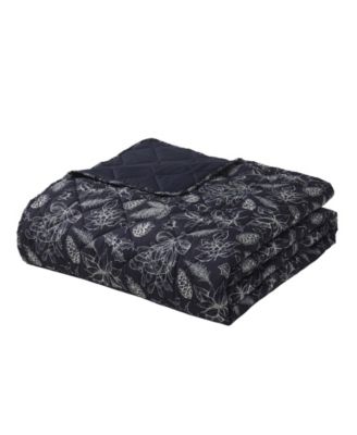 Merry Sketched 3-Pc. Quilt Set, King