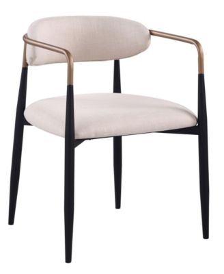 2-Pc. Darcy Metal Upholstered Dining Chair Set