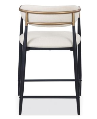 2-Pc. Darcy Metal Upholstered Counter Height Chair Set