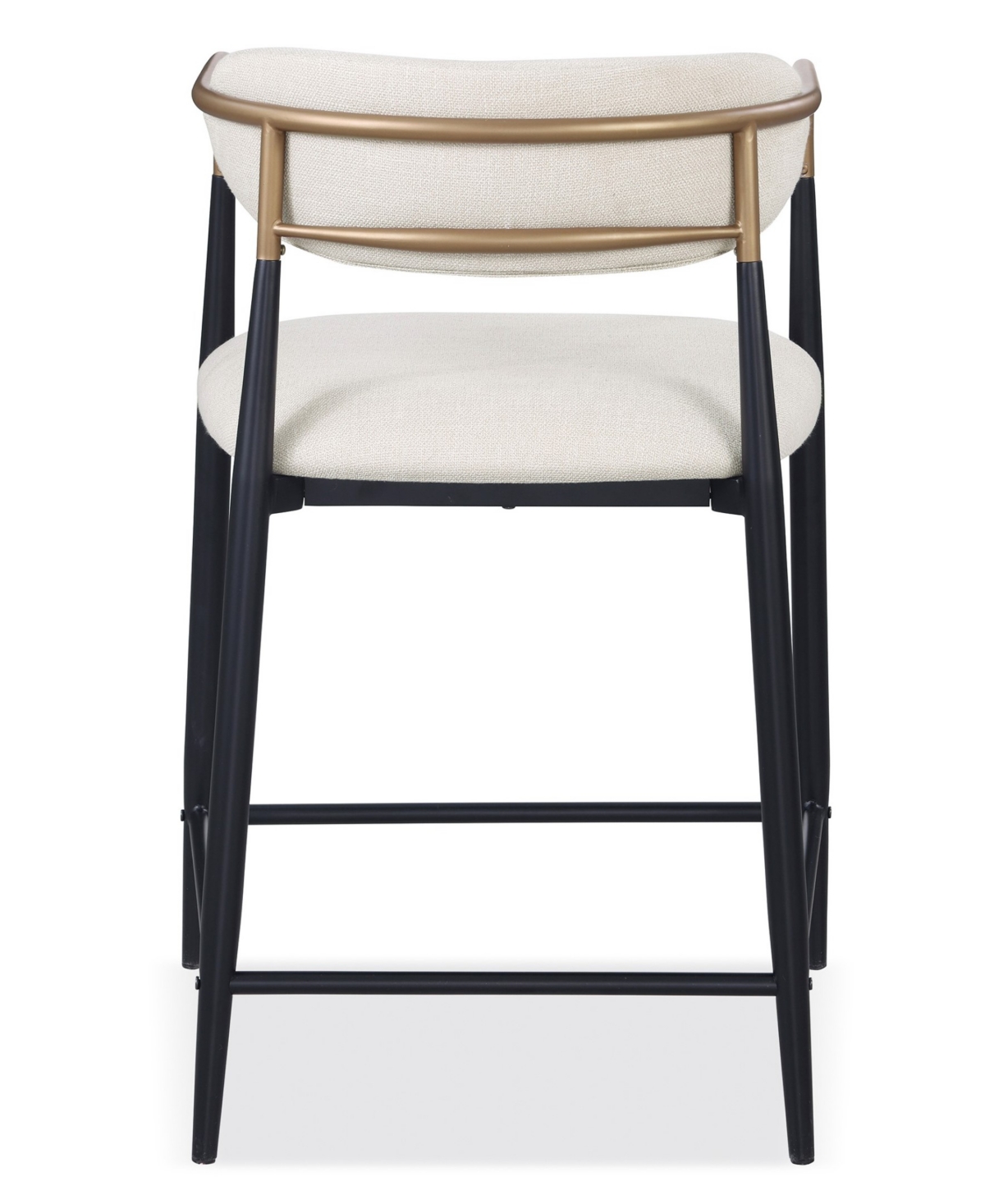 Furniture Of America 2-pc. Darcy Metal Upholstered Counter Height Chair Set In White
