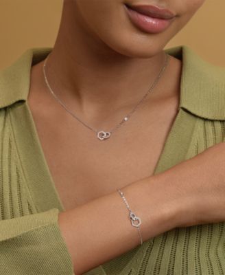 Interlink Silver Tone Stainless Steel Gift Set