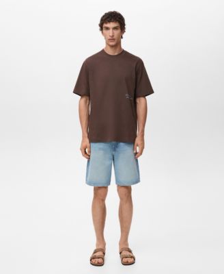 Men's Printed Patch T-Shirt