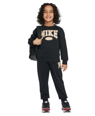Nike - Little Boys Gameday Essentials 2-Piece Crewneck Sweatshirt and Pants Set