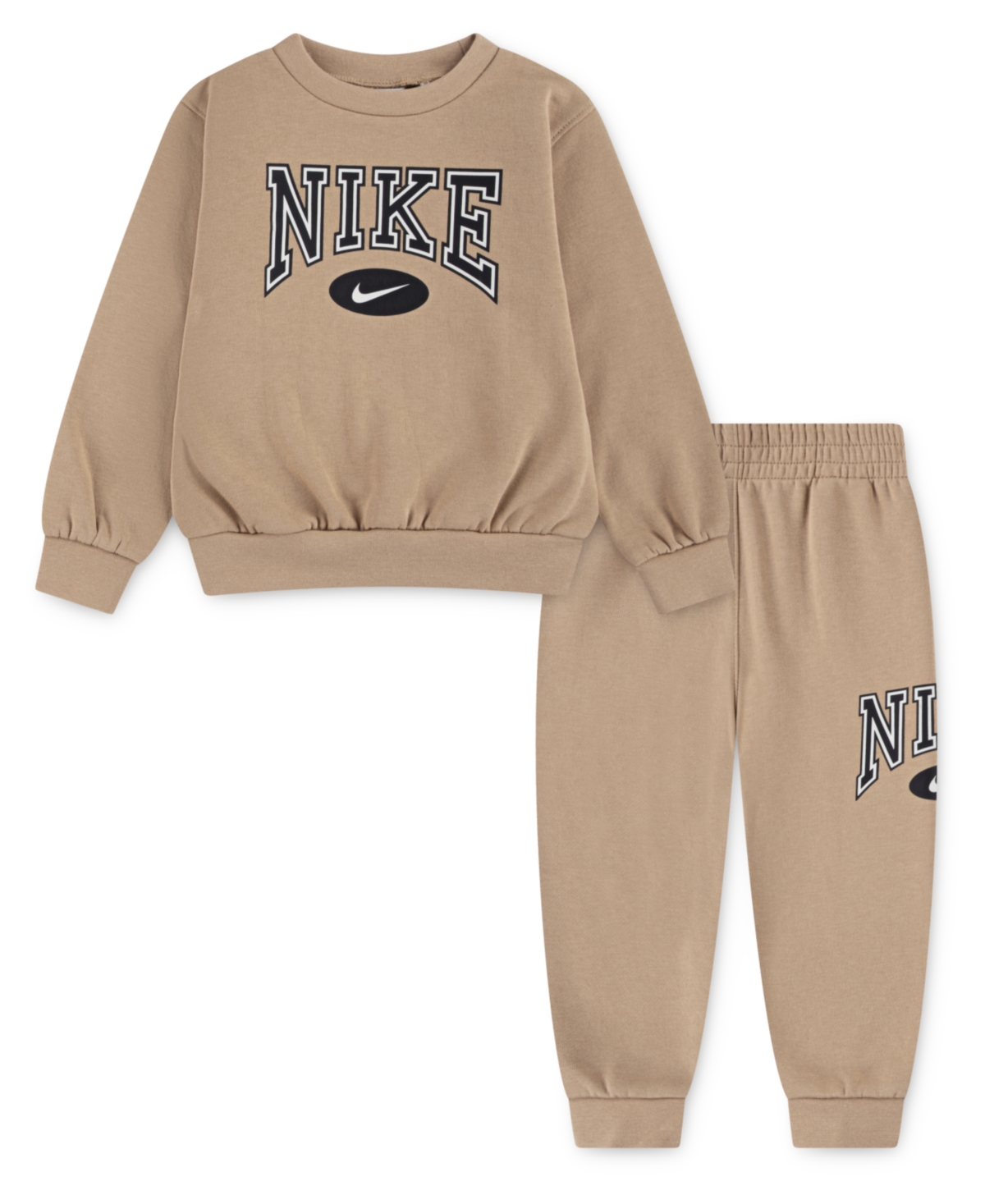Nike Toddler Boys Gameday Essentials 2-piece Sweatshirt And Pants Set In Brown