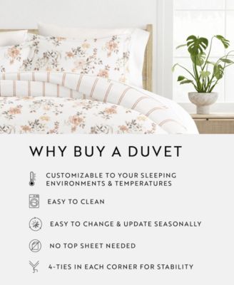 Timeless Pattern Reversible 2-Pc. Duvet Cover Set, Twin/Twin XL