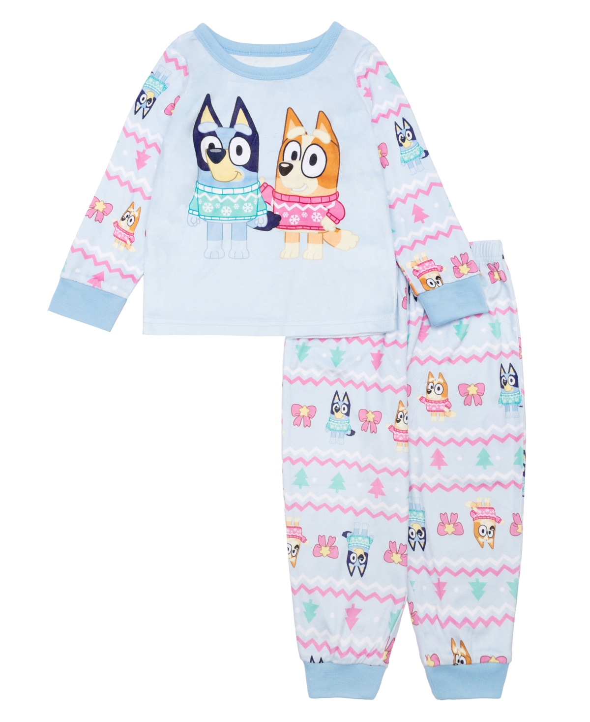 Ame Toddler Girls Bluey Long Sleeve Pajama Set