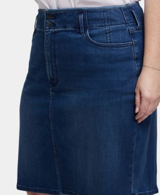 Plus Size High Waist Skirt